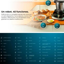 Robot de cocina Cecotec Mambo CooKing Victory 1700W ChefCrown WiFi inox