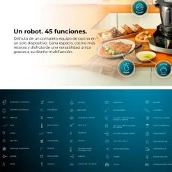 Robot de cocina Cecotec Mambo CooKing Unique 2200W ChefCrown WiFi inox