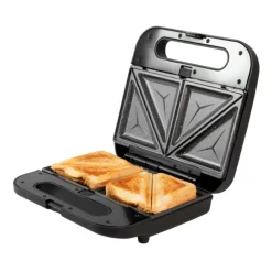 Sandwichera Cecotec Rock'n Toast 1000 3in1 800W 3 placas intercambiables negro