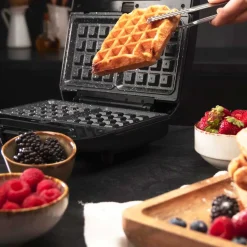 Sandwichera Cecotec Rock'n Toast 1000 3in1 800W 3 placas intercambiables negro