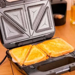 Sandwichera Cecotec Rock'nToast Family 4 en 1 1000W inox