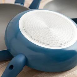 Sartén Baltic Quid aluminio estampado azul/gris
