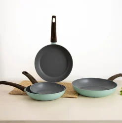 Sartén Ozon Quid aluminio forjado azul turquesa