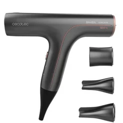 Secador de cabello Cecotec Bamba IoniCare 6000 RockStar Soft 1200W motor digital con accesorios