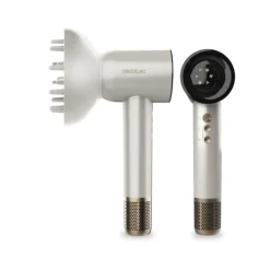 Secador de pelo Cecotec DryGlam Waves 1600W 110000 rpm 4 cabezales beige