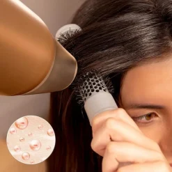 Secador de pelo Cecotec IoniCare Power&Go Heaven plegable con accesorios beige