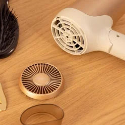 Secador de pelo Cecotec IoniCare Power&Go Heaven plegable con accesorios beige