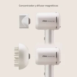 Secador de pelo Ufesa Digital Pro Ionic-Tech 3 velocidades blanco