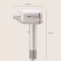 Secador de pelo Ufesa Digital Pro Ionic-Tech 3 velocidades blanco