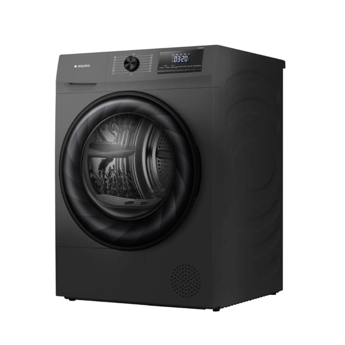 Secadora bomba de calor Aspes ASB800DDX 8kg 14 programas D inox 60 cm