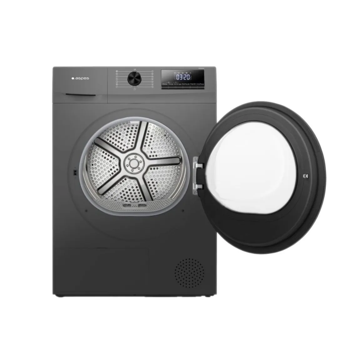 Secadora bomba de calor Aspes ASB800DDX 8kg 14 programas D inox 60 cm