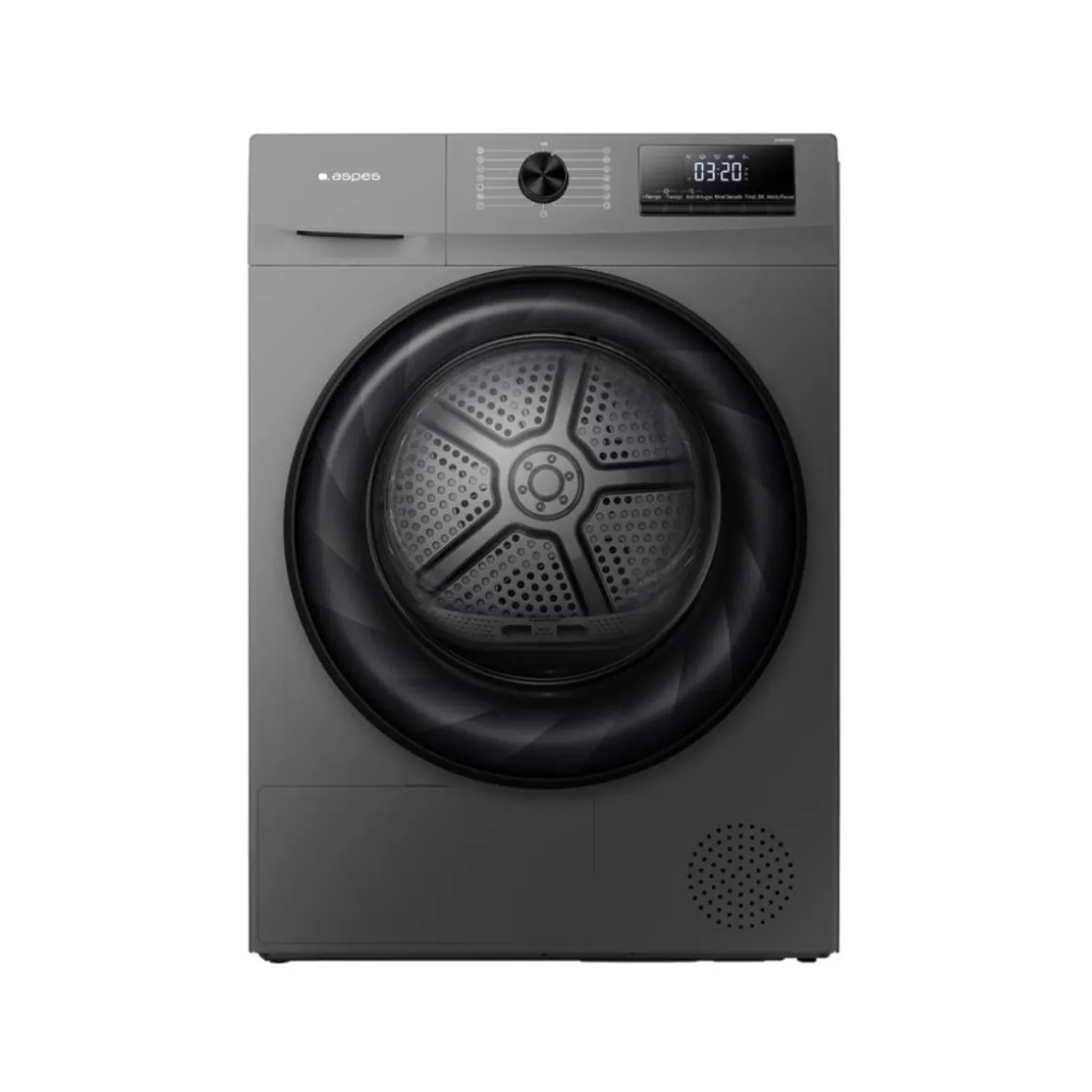 Secadora bomba de calor Aspes ASB800DDX 8kg 14 programas D inox 60 cm