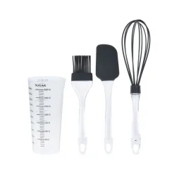 Set de 4 accesorios de repostería gris 500 ml