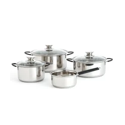 Set de 4 ollas Sensory Quid acero inox Ø14/Ø24/Ø20/Ø24 cm