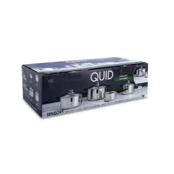 Set de 4 ollas Sensory Quid acero inox Ø14/Ø24/Ø20/Ø24 cm