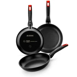 Set de 3 sartenes Monix M240000 Hermanos Torres negro Ø18/Ø22/Ø26 cm