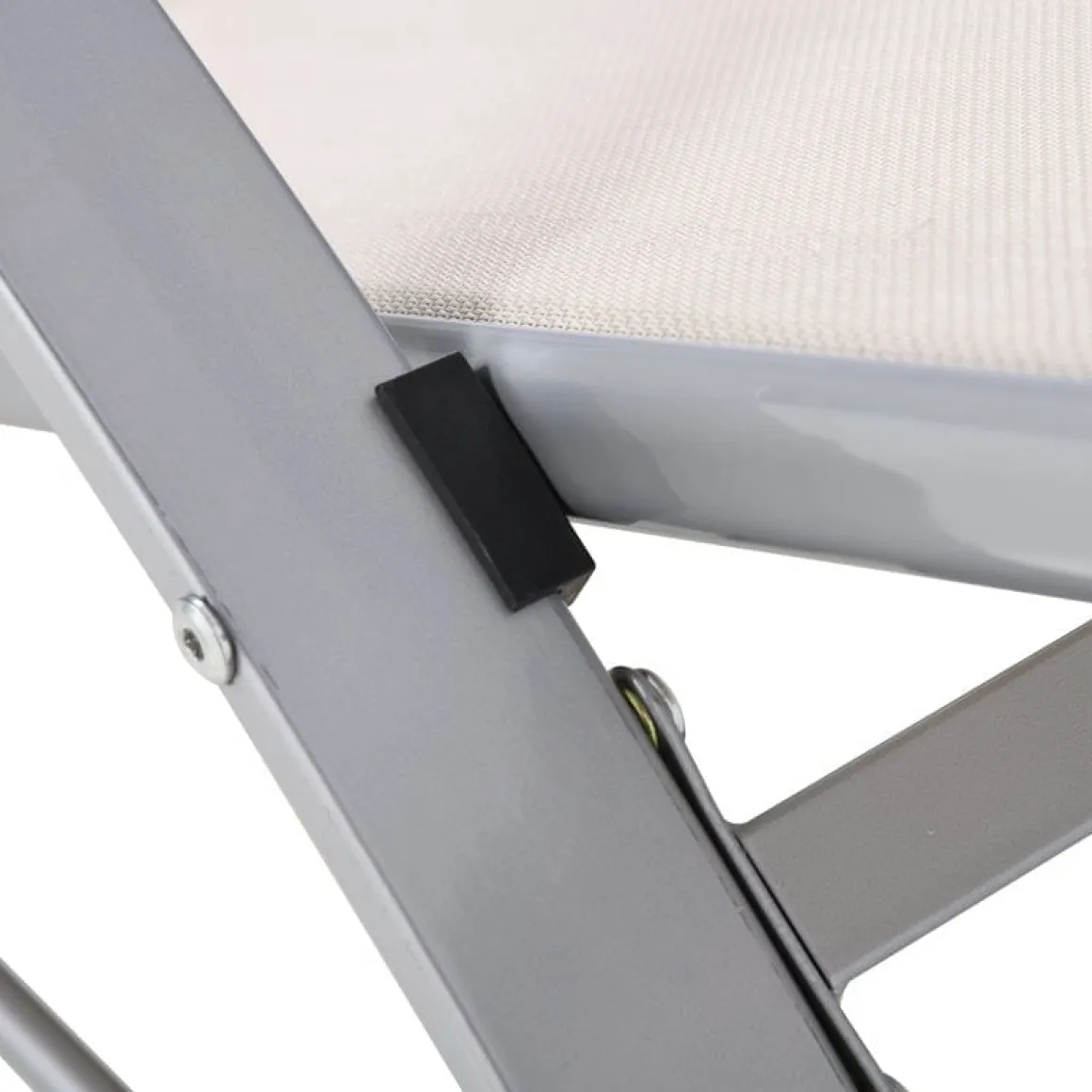 Set de 2 tumbonas+mesa de café Outsunny beige