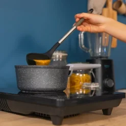 Set de 9 utensilios de cocina Cecotec Polka Excellence Force mango soft touch negro