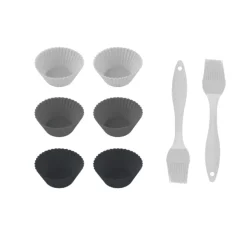 Set de accesorios de repostería Cecotec Cecofry SweetBake XL gris