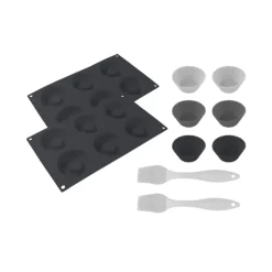 Set de accesorios de repostería Cecotec Cecofry SweetBake XL gris