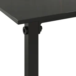 Set de jardín Anic 2 sillas + mesa auxiliar negro