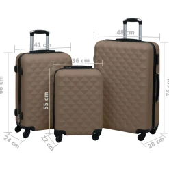 Set de maletas de viaje Riggi 3 piezas S/M/L