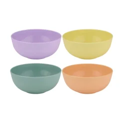 Set de picnic 12 piezas platos + vasos + cuencos multicolor