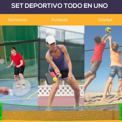 Set deportivo Olea Sportnow 3 en 1 plegable verde 155x510x103 cm