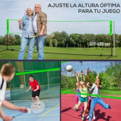 Set deportivo Olea Sportnow 3 en 1 plegable verde 155x510x103 cm
