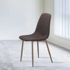 Silla comedor Cody marrón 43x87x42 cm