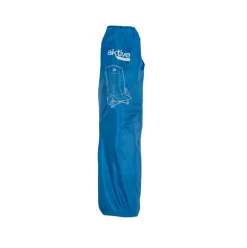 Silla de camping Aktive plegable + bolsillos laterales azul 95x55x45 cm