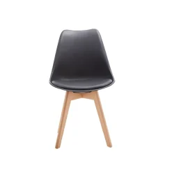 Silla de comedor Fina Deluxe asiento acolchado 82,5x49x57 cm