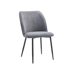Silla de comedor Milán asiento acolchado 84x50x62 cm