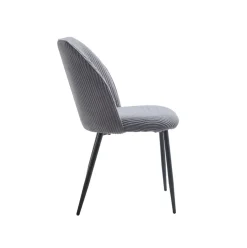 Silla de comedor Milán asiento acolchado 84x50x62 cm