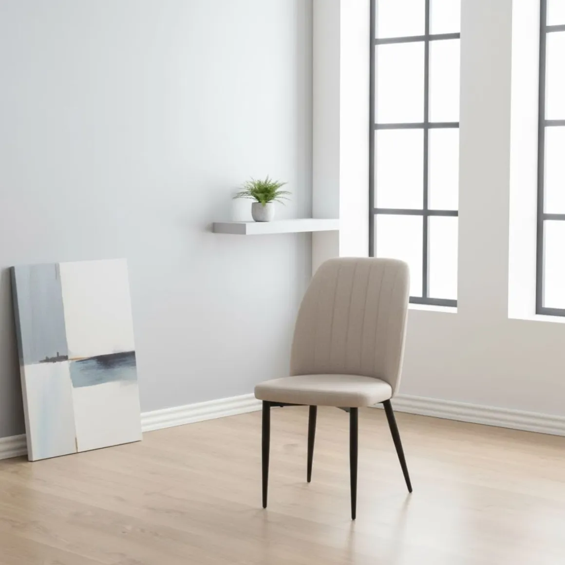 Silla de comedor Rory Deluxe 93x48x56 cm