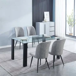 Silla de comedor Rory 92x46x55 cm