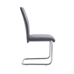 Silla de comedor San Deluxe asiento acolchado tapizado New Jade 100x44x61 cm