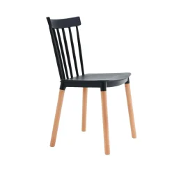 Silla de comedor Sicilia patas de madera 86,5x46,5x47 cm