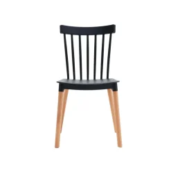 Silla de comedor Sicilia patas de madera 86,5x46,5x47 cm