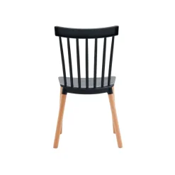 Silla de comedor Sicilia patas de madera 86,5x46,5x47 cm
