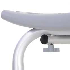 Silla de ducha antideslizante y regulable para baño WC 67,5-85,5 x 51 x 38,5 cm