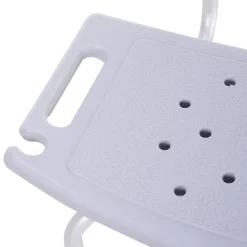Silla de ducha antideslizante y regulable para baño WC 67,5-85,5 x 51 x 38,5 cm