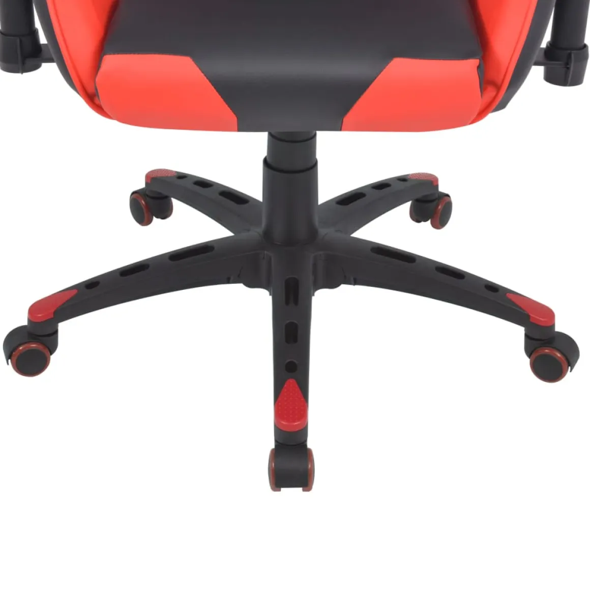 Silla de escritorio Aston reclinable altura ajustable roja 126-136x70x71 cm