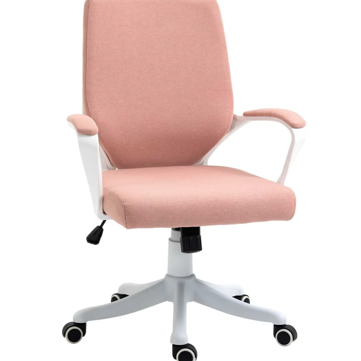 Silla de escritorio Bosque Vinsetto altura ajustable rosa 92-100x62x69 cm