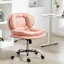 Silla de escritorio Izan Homcom altura regulable 83-93x62x65 cm