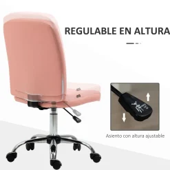 Silla de escritorio Kosse Vinsetto altura ajustable 90-100x45x59 cm