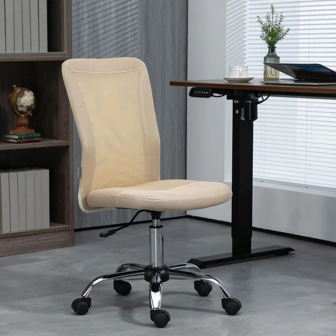 Silla de escritorio Licci Vinsetto giratoria 90-100x43x58 cm