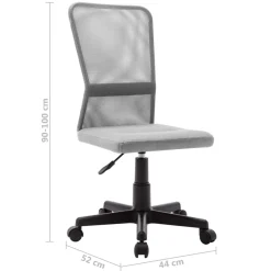 Silla de escritorio Lirio altura regulable 90-100x44x52 cm