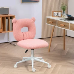 Silla de escritorio Osso Homcom altura regulable 80-90x50x56 cm