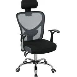 Silla de escritorio Ren Vinsetto altura regulable con reposacabezas 118x62x67 cm